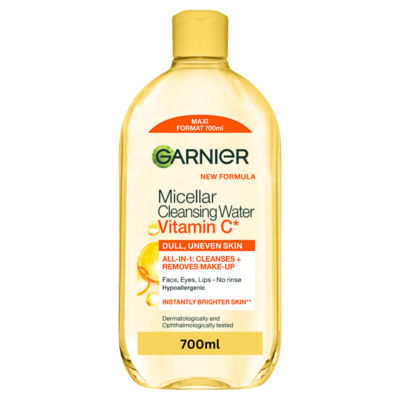 ASDA Garnier Micellar Vitamin C Water Brightening Formula Gentle Cleanser & Makeup Remover 700ml- Buy online at McGrocer