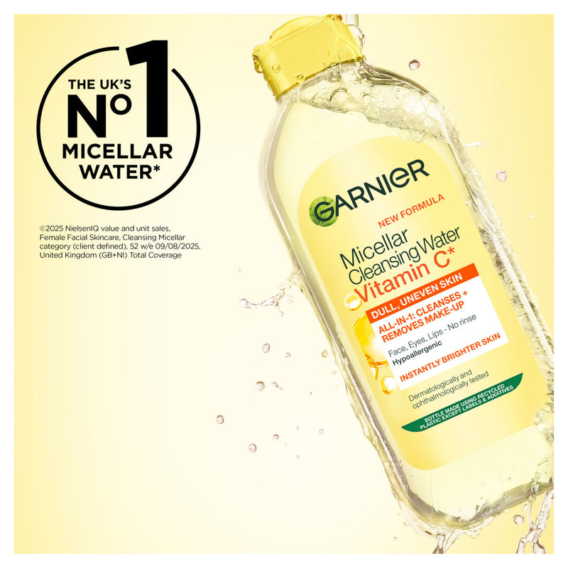 Garnier Micellar Vitamin C Water brightening formula 700ml, UK version