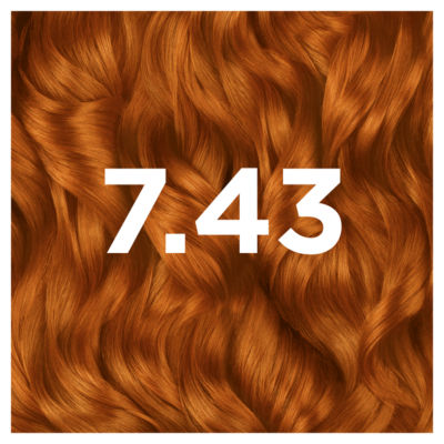 Garnier GOOD permanent hair dye shade 7.43 Tumeric Copper, imported from the UK
