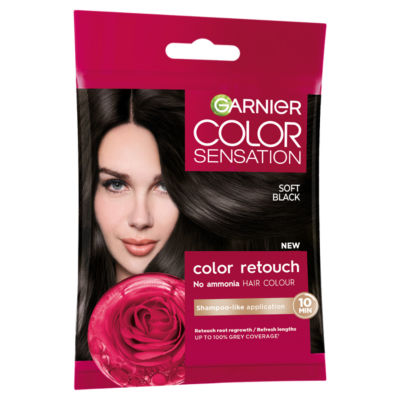 Garnier Color Sensation Retouch 2.0 Soft Black (British brand)