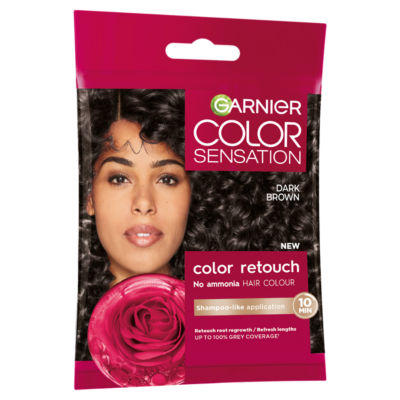 Garnier Color Sensation retouch 3.0 Dark Brown sachet, UK version