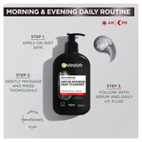 Garnier Pure Active Anti-Blackhead Deep Cleanser with BHA and Charcoal 250ml, UK version