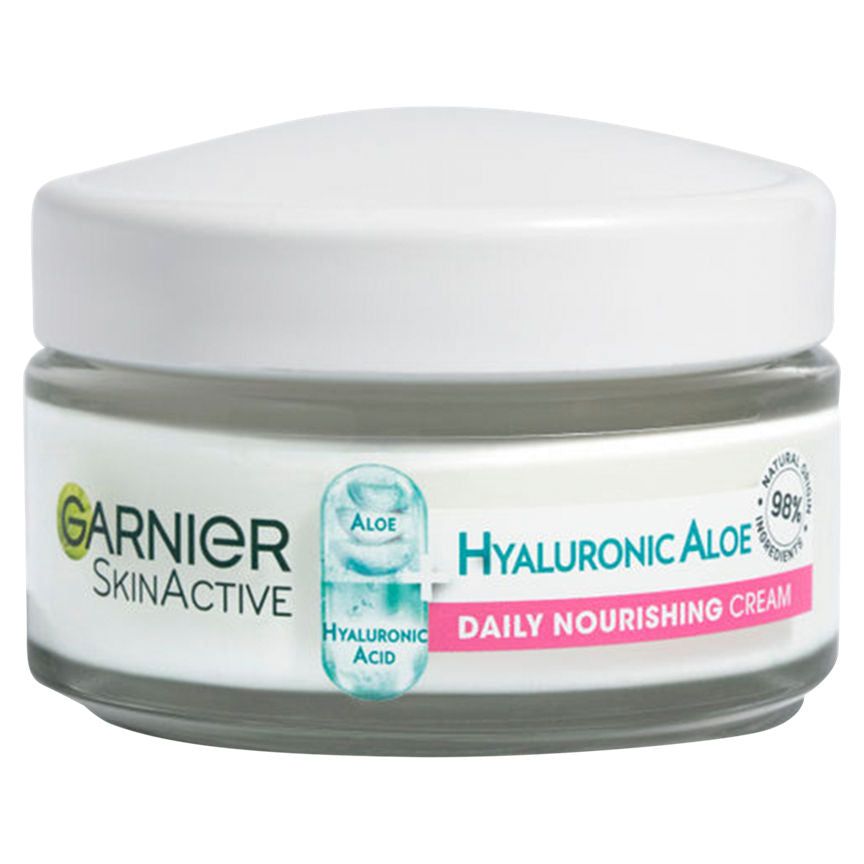 Garnier Skin Active Hyaluronic Aloe Daily Nourishing Cream 50ml GOODS ASDA   