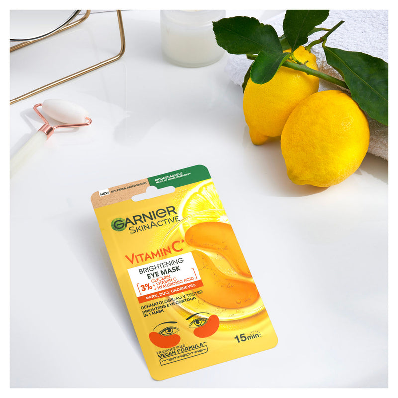 Garnier Vitamin C brightening eye mask 5g - British product