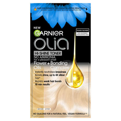 Garnier Olia 10.02 Pearly Toner hair product, imported from the UK