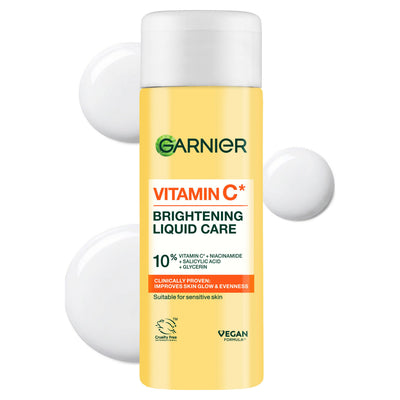 ASDA Garnier Vitamin C Brightening Liquid Care Toner with 10% Glycerin, Niacinamide, Vitamin C and Salicylic Acid, 120ml- Buy online at McGrocer