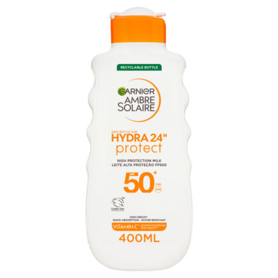 Garnier sun cream lotion SPF50+ Hydra 24H Protect 400ml, UK version