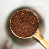 Whittard brass-finished coffee scoop clip 7g, imported from the UK