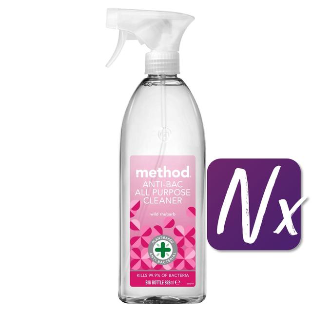 Method Antibacterial All Purpose Cleaner Wild Rhubarb   828ml GOODS M&S   