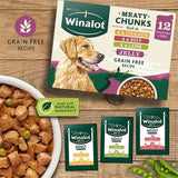 Winalot Dog Food Pouches Mixed in Jelly    12 x 100g GOODS M&S   