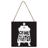 DC Comics Batman Crime Fighter wooden block (British brand)