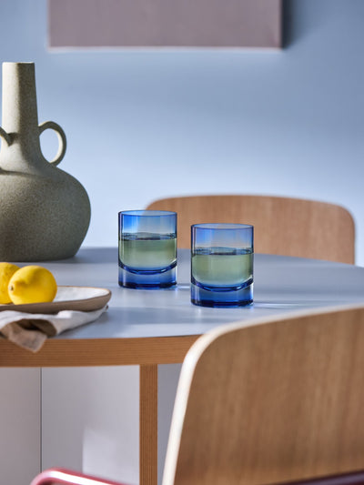 Next MADE.COM Blue & Green Juno Tumbler Glasses- Buy online at McGrocer