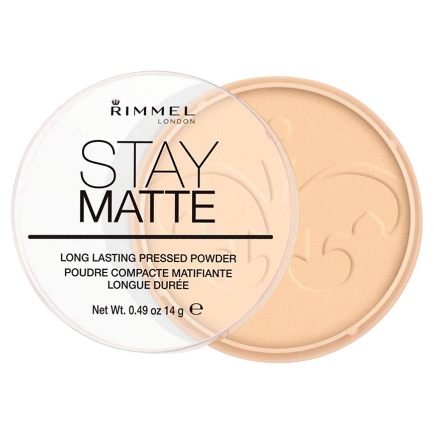 Rimmel London Stay Matte Pressed Powder Transparent GOODS ASDA   