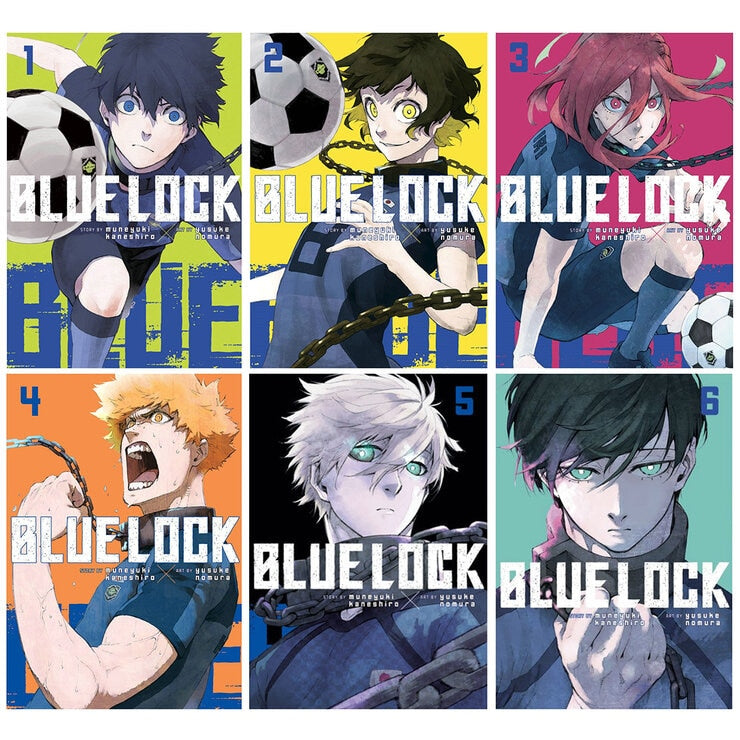 Manga box set Blue Lock or Seven Deadly Sins 6 books (British brand)