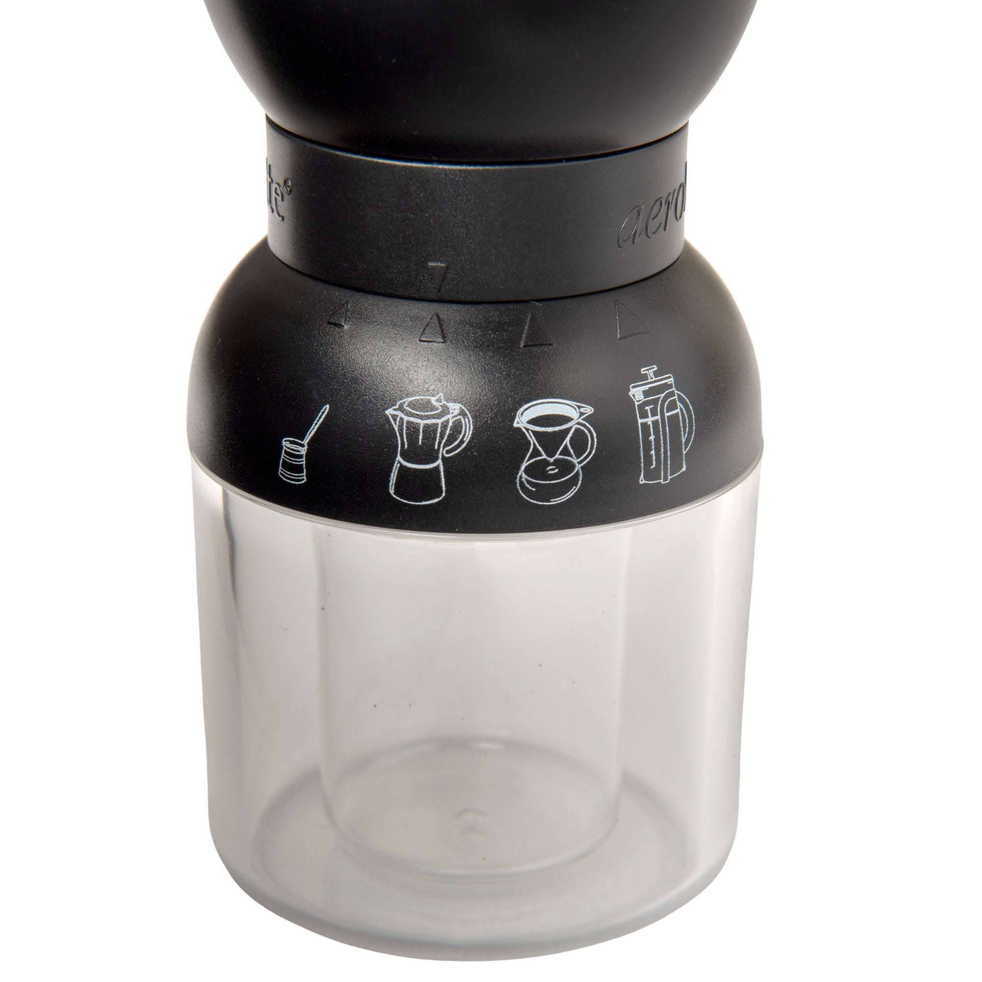 Aerolatte coffee grinder with four grind presets - British product