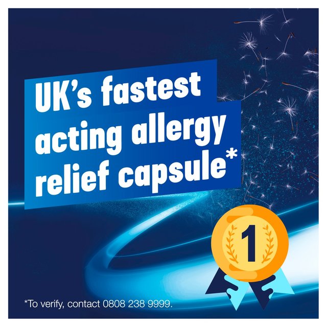 Benadryl Allergy Relief Capsules   12 per pack GOODS M&S   