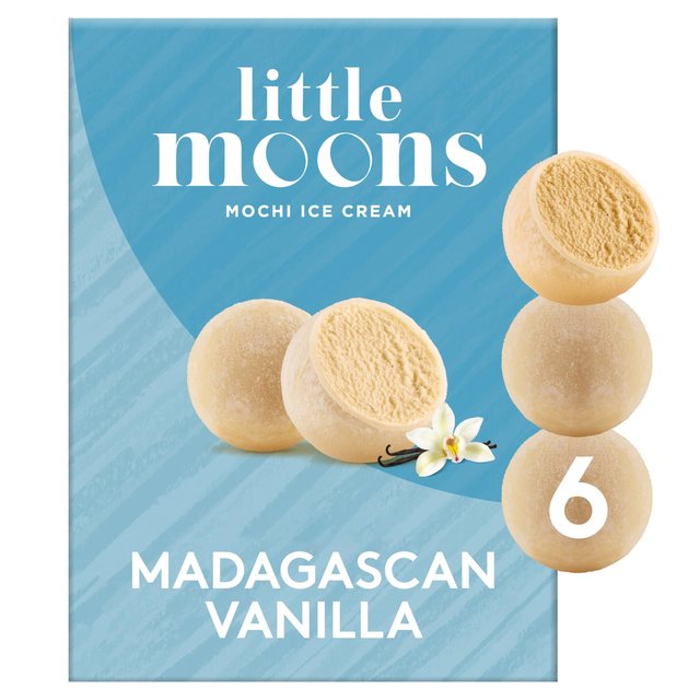 Little Moons Vanilla Mochi Ice Cream   6 x 32g