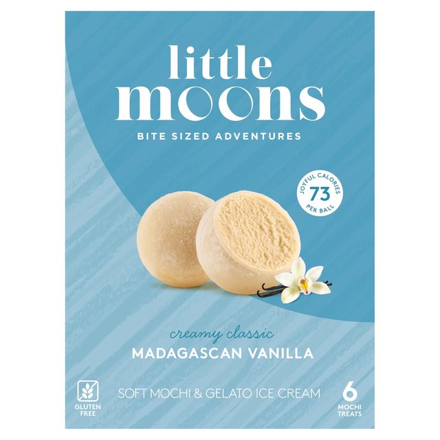 Little Moons Vanilla Mochi Ice Cream   6 x 32g GOODS M&S   