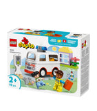 Lego DUPLO ambulance and driver toy set with 19 pieces, UK version
