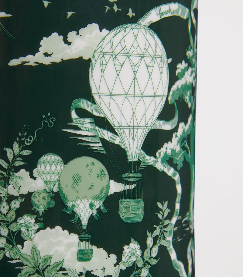 Harrods Fine Bone China Toile Vase 28cm, UK version