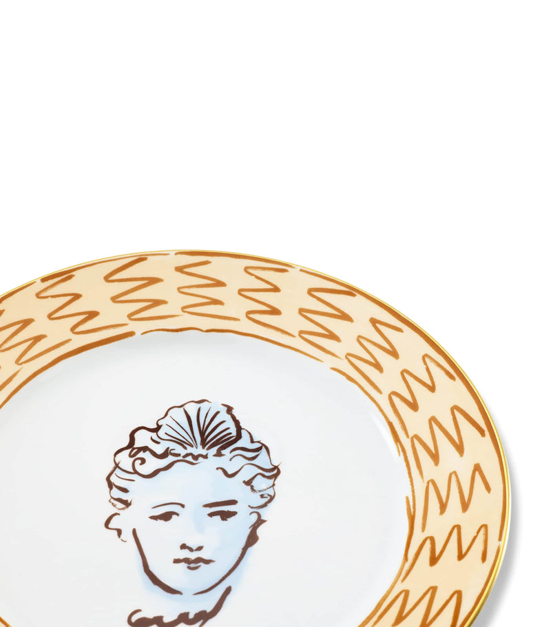 GINORI 1735 porcelain plate Il Viaggio di Nettuno 28cm, UK version
