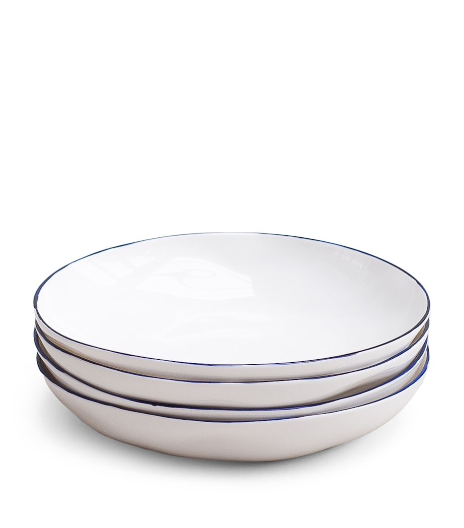 FELDSPAR set of 4 cobalt pasta bowls 22cm - British product