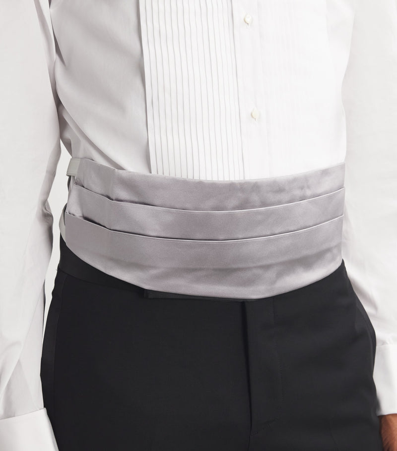 Giorgio Armani silk cummerbund, imported from the UK