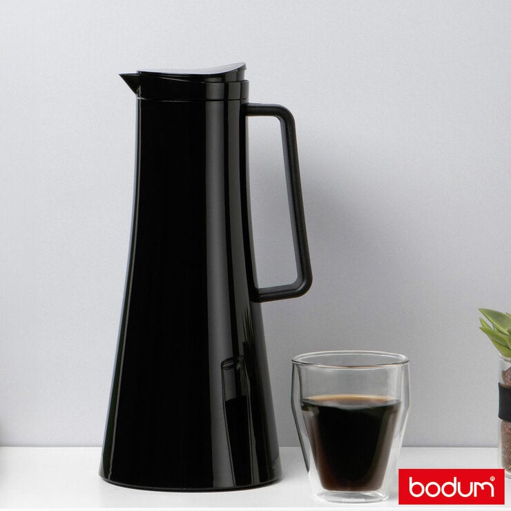 Bodum thermo jug black 1.1L, imported from the UK