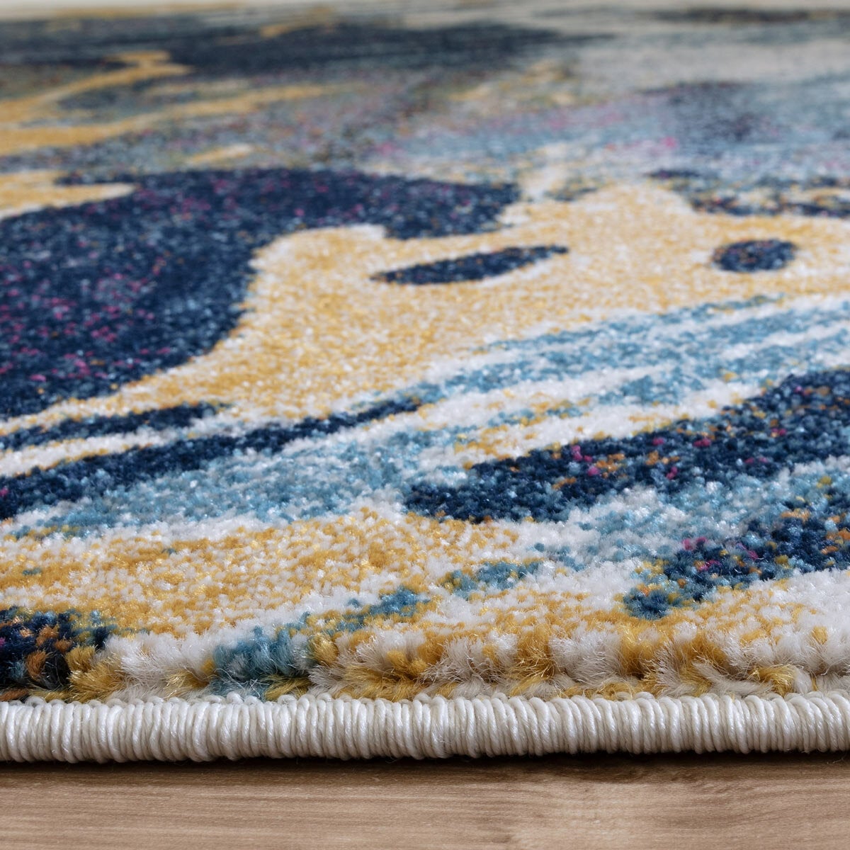 Asiatic Nova Sonic rug blue abstract design - British product