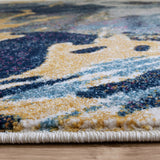 Asiatic Nova Sonic rug blue abstract design - British product