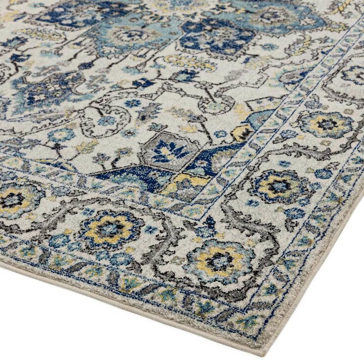 Asiatic Nova Persian blue rug polypropylene medium, imported from the UK