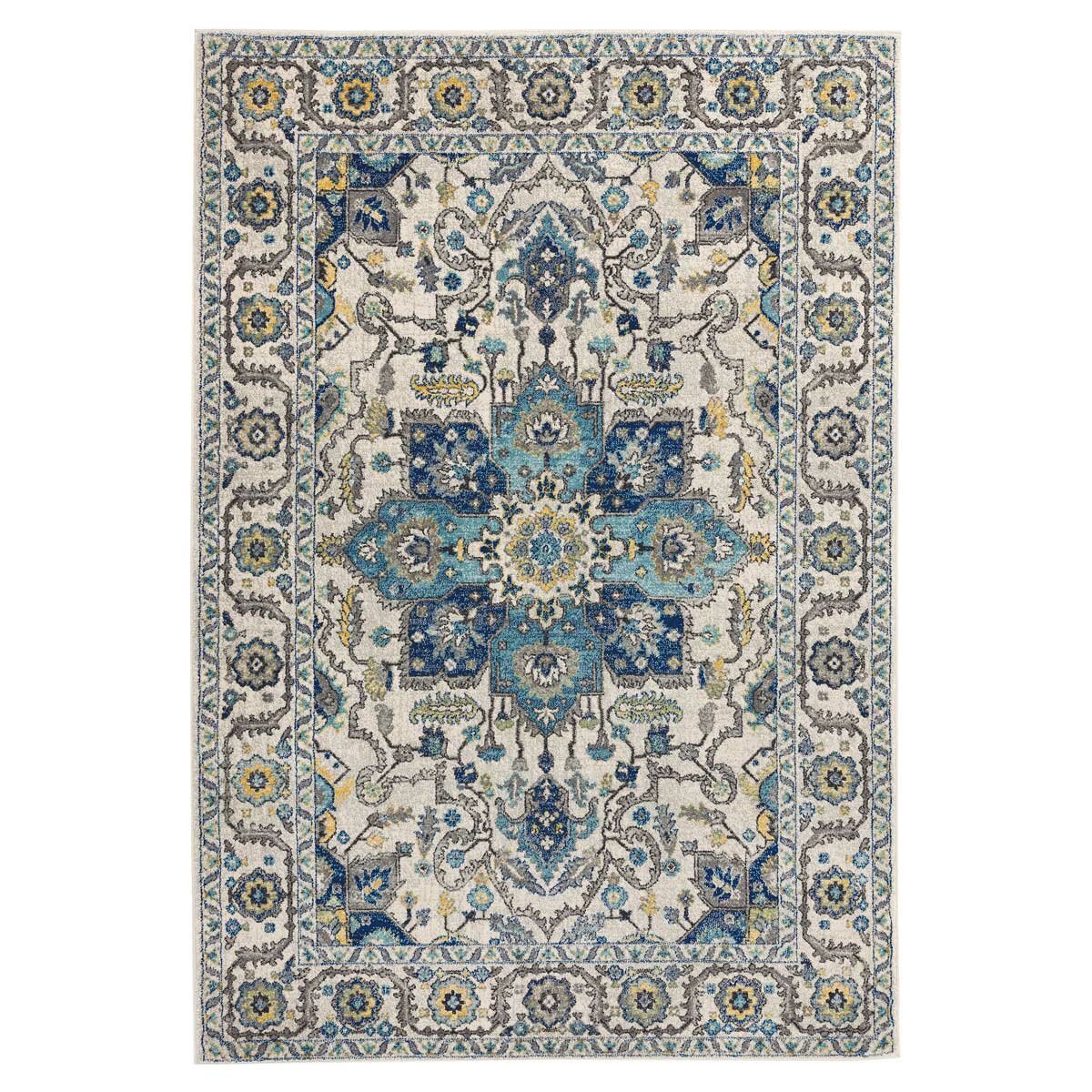 Asiatic Nova Persian blue rug polypropylene medium, imported from the UK