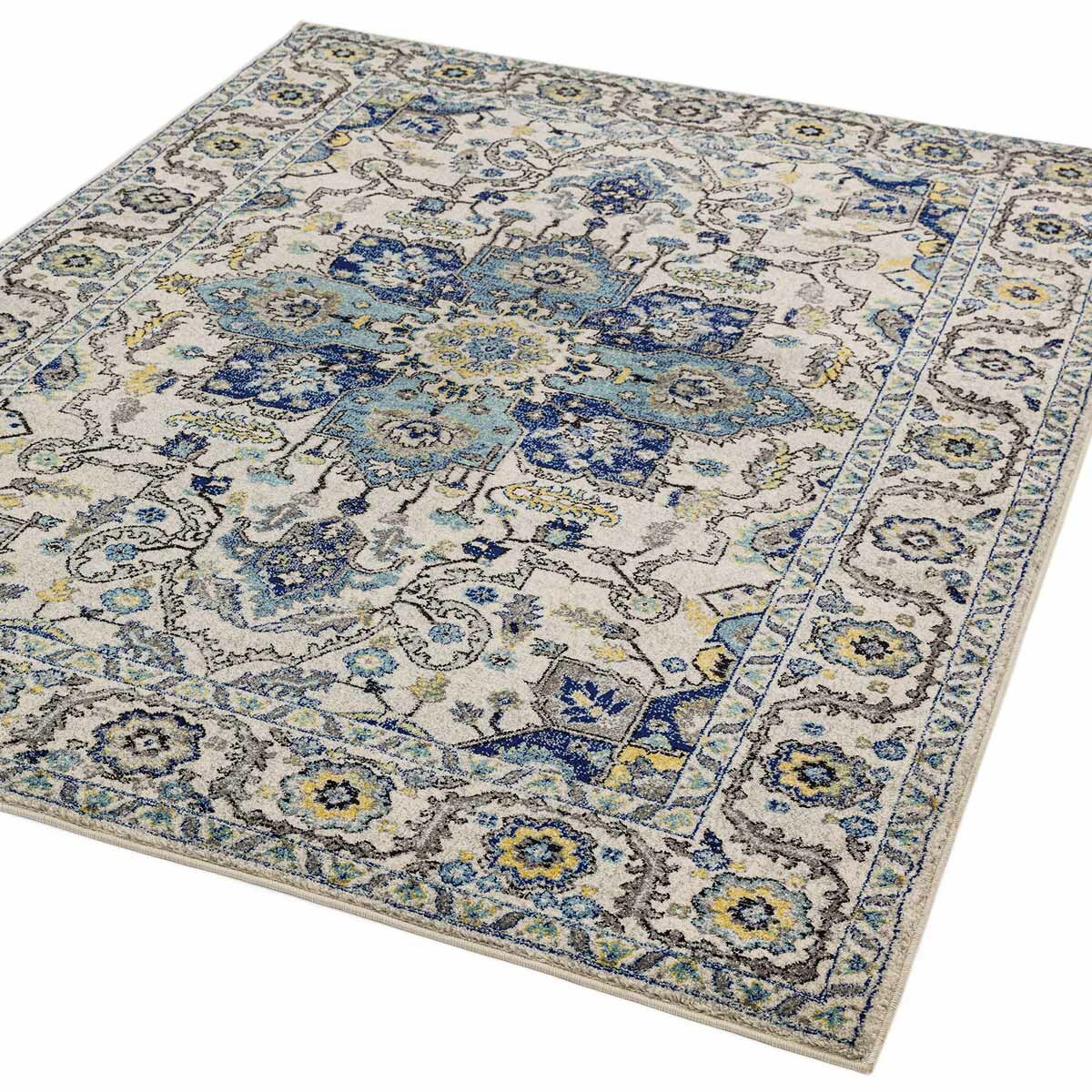 Asiatic Nova Persian blue rug polypropylene medium, imported from the UK