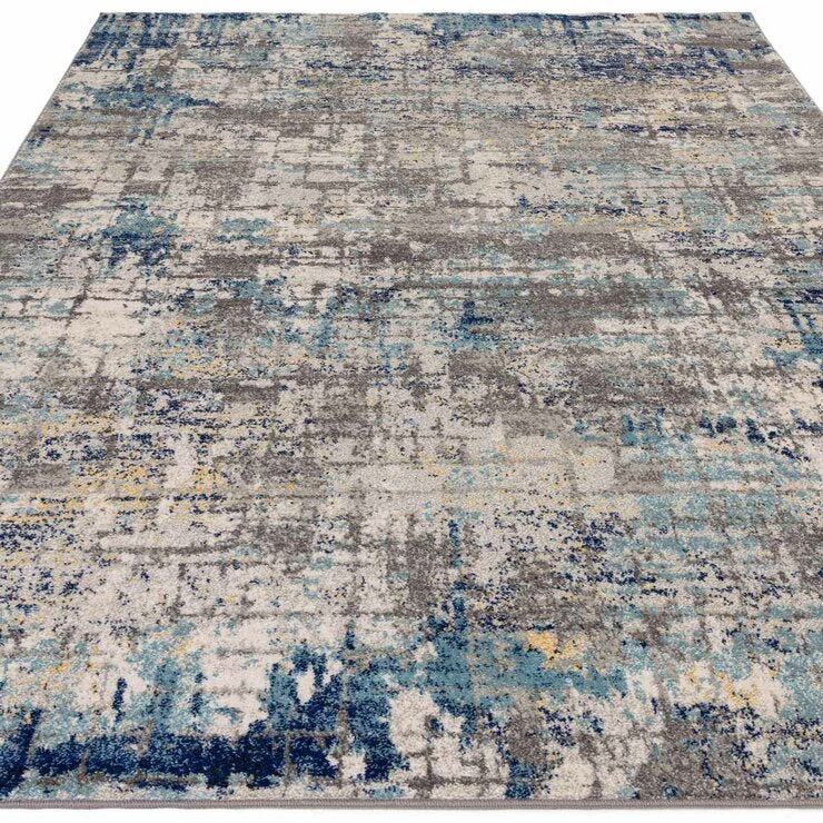 Asiatic Nova Illusion blue rug in two sizes (British brand)