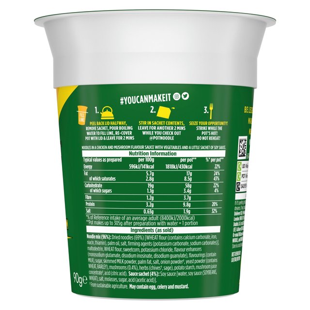 Pot Noodle Chicken & Mushroom   90g