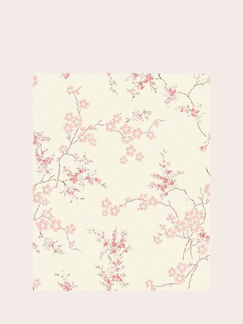 Laura Ashley Oriental Blossom wallpaper sample A4, imported from the UK