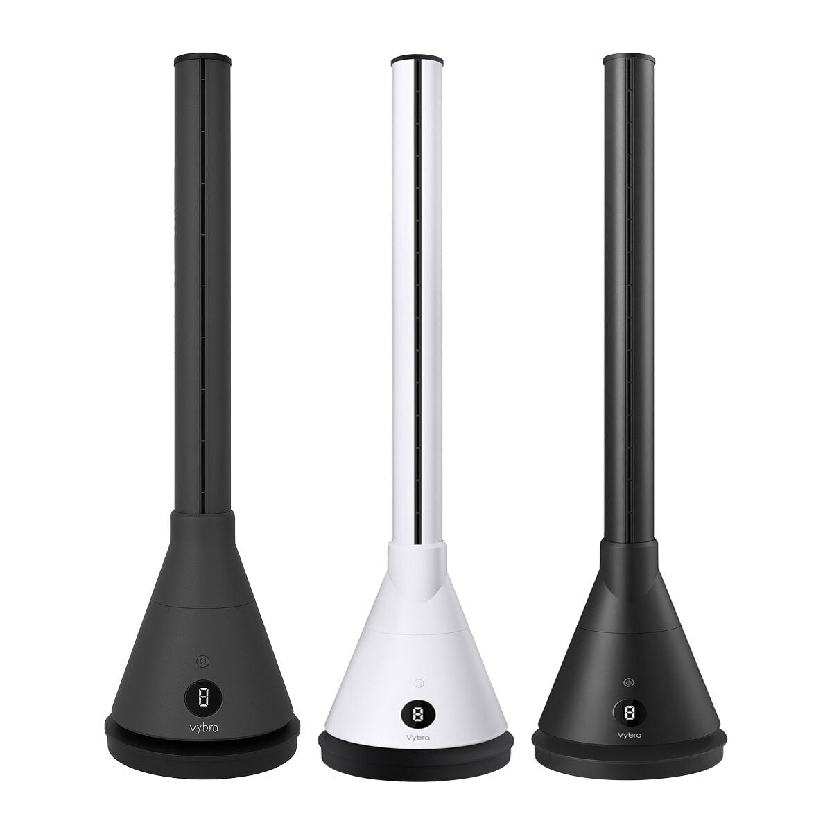 Vybra Spire 3-in-1 tower fan heater grey, imported from the UK