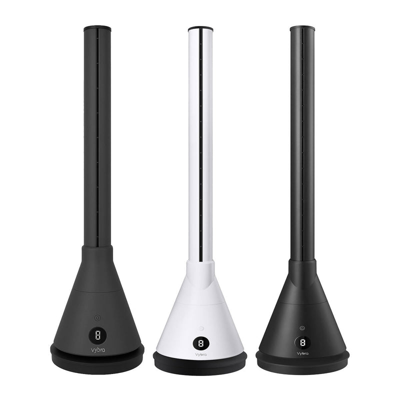 Vybra Spire 3-in-1 tower fan heater grey, imported from the UK