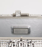 Judith Leiber Crystal Lattice Slim Slide clutch bag, UK version