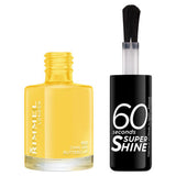 Rimmel London nail polish Chin Up Buttercup 8ml, imported from the UK