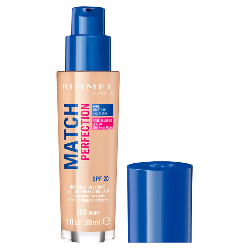 Rimmel London Match Perfection Foundation 100 Ivory