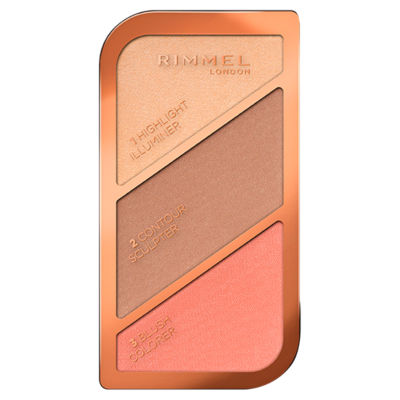 Rimmel Sculpting Palette Coral Glow 18.5g, imported from the UK