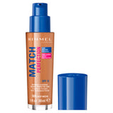 Rimmel Match Perfection Foundation 504 Deep Mocha 30ml, importiert aus dem Vereinigten Königreich