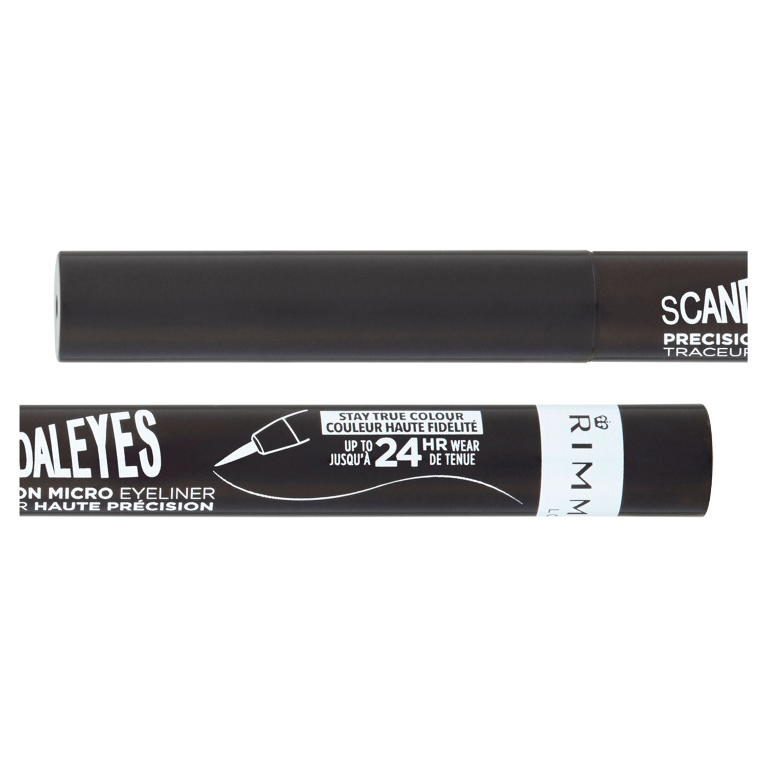 Rimmel London Eyeliner 001 Black 1.1ml, imported from the UK