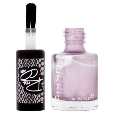 ASDA Rimmel London 60 Seconds Super Shine 811 Hot Metal Love Neglelakk 8ml- Kjøp online hos McGrocer