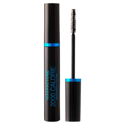 Max Factor 2000 Calorie Waterproof Rich Black Mascara 9.0ml, imported from the UK