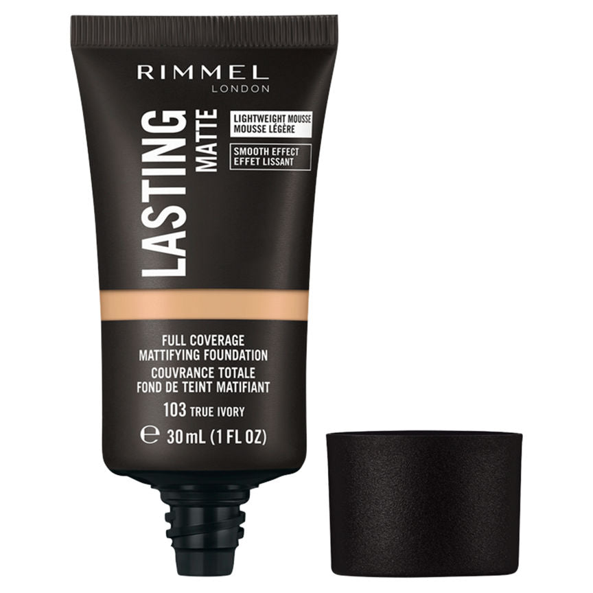 Rimmel London Lasting Matte True Ivory Foundation