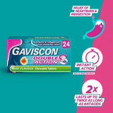 Gaviscon Double Action Tabs Heartburn Indigestion Mint   24 per pack GOODS M&S   