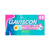 Gaviscon Double Action Tabs Heartburn Indigestion Mint   48 per pack GOODS M&S   