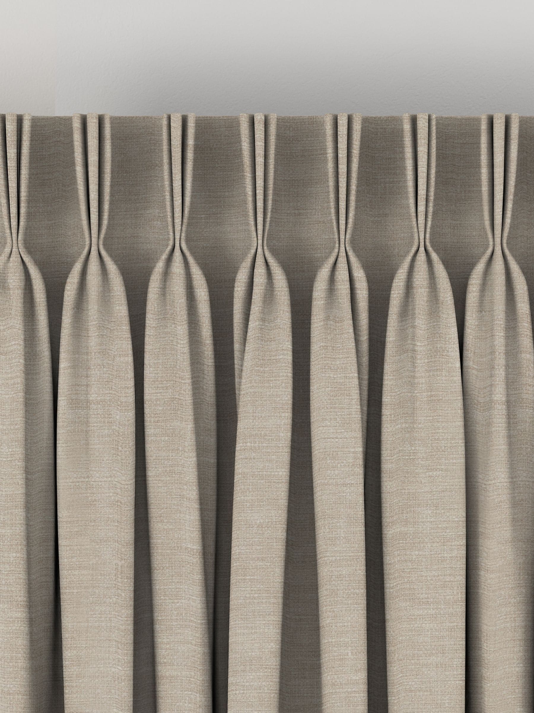 Soho Wheat Natural made to measure curtains - British product